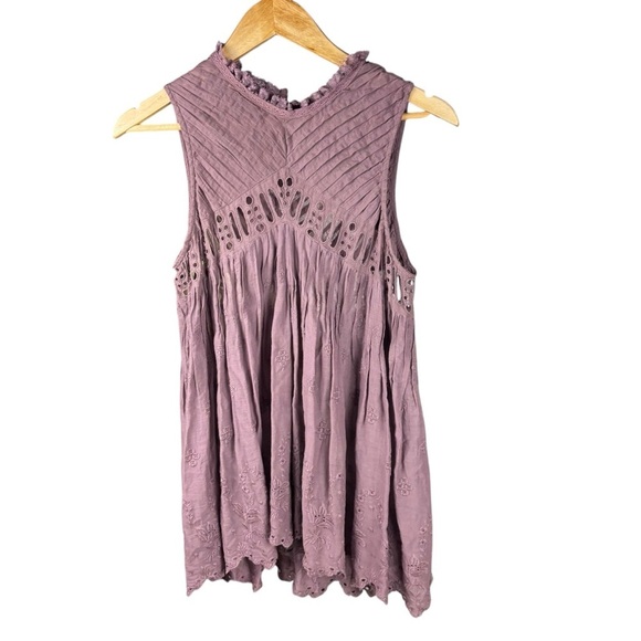 Free People Eloise Tunic Tank Top Sz S - Picture 3 of 8